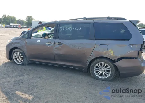 2014 Toyota Sienna Xle V6 8 Passenger from USA, damaged, VIN 5TDYK3DC2ES458548